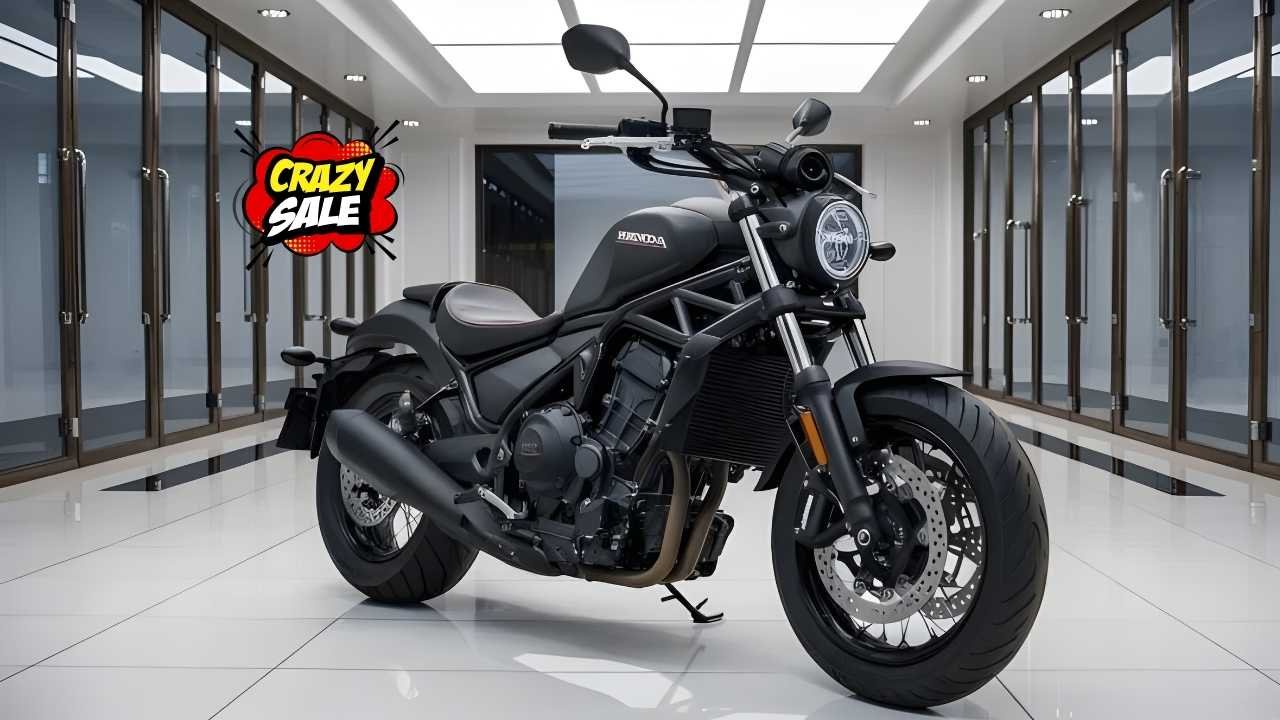 Honda Rebel 1100 2025 Debuts with New Design, Rider-Friendly Features & Smart Technology