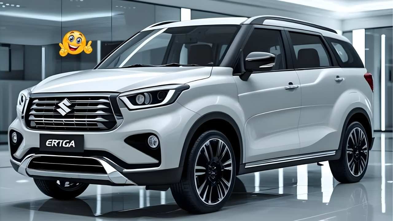 Maruti Ertiga 2025 Launch New 7-Seater Family Car with 32 kml Mileage, Dual Airbags & EMI Starting ₹14,550month