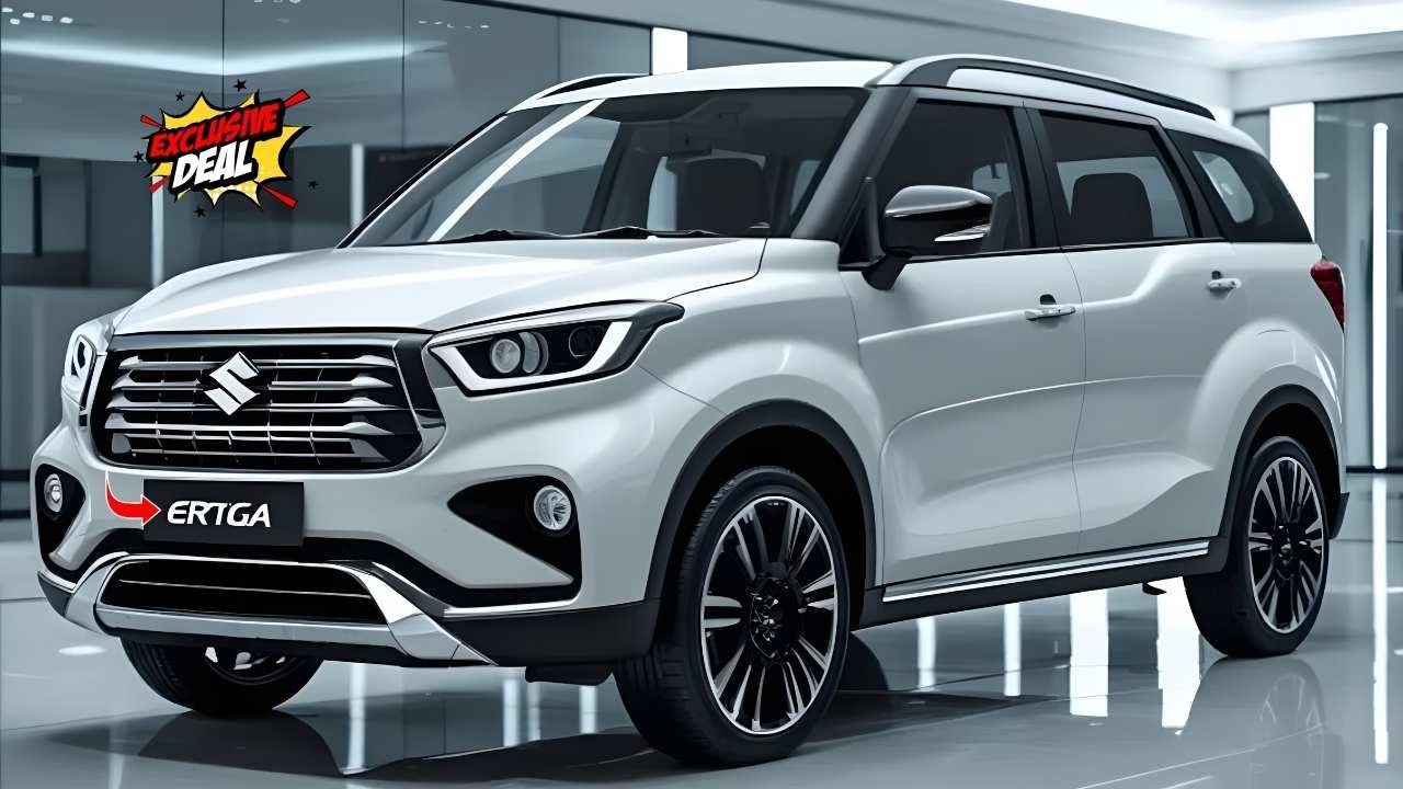 Maruti Ertiga 2025 Launch – 36 KMPL Mileage, 7-Seater Family Car with Dual Airbags