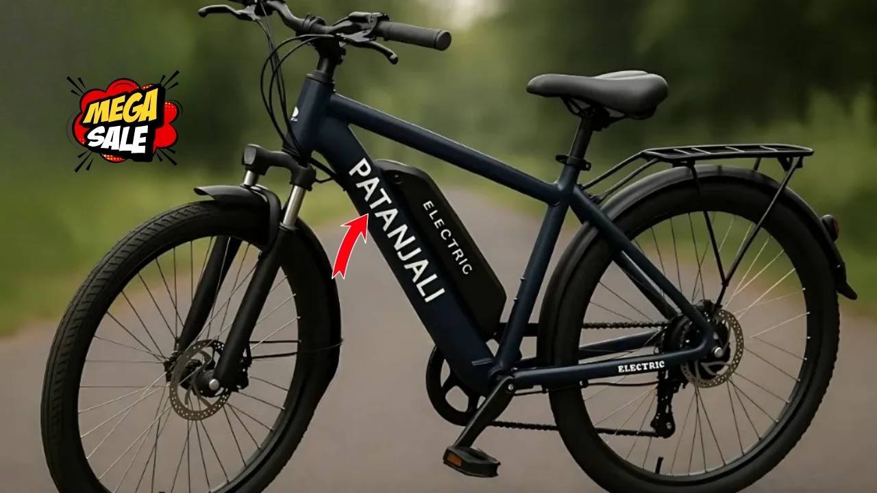 Patanjali Electric Cycle 2025 Launched Long Range, Lightweight & Stylish E-Bike for Daily Commute