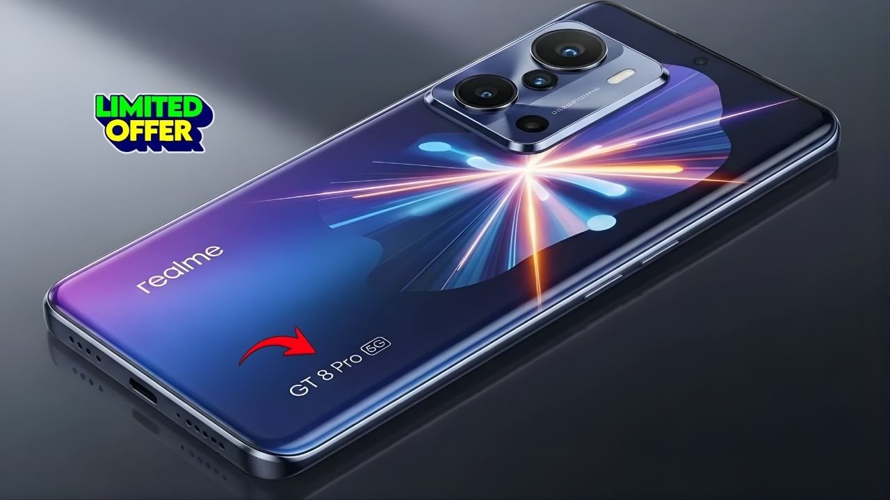 Realme GT 8 Pro 5G Launched 7000mAh Battery, 16GB RAM, Unique Camera Design