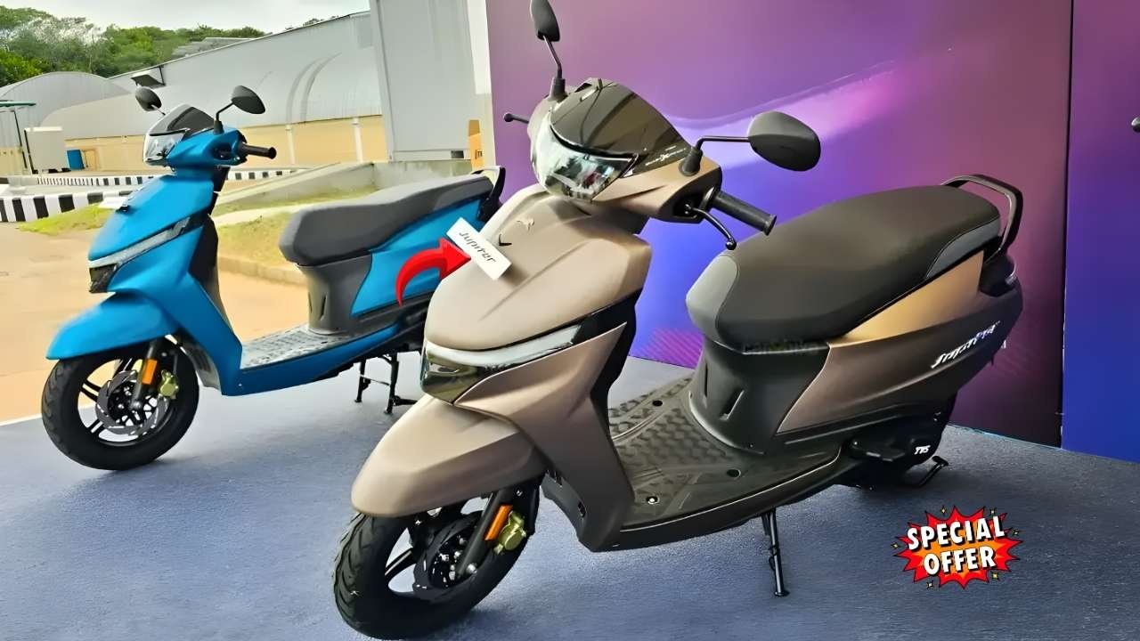 TVS Jupiter Hybrid Debuts with 57 km Mileage, iGO Assist & Advanced Features